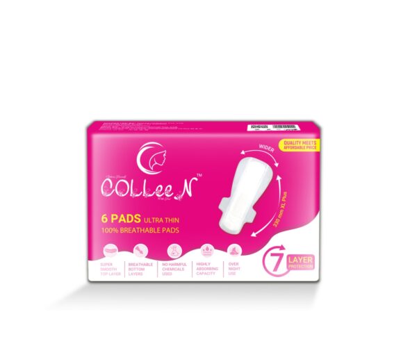 Colleen Ultra Eco sanitary Napkin XL+ 6Pad Night Use 330mm