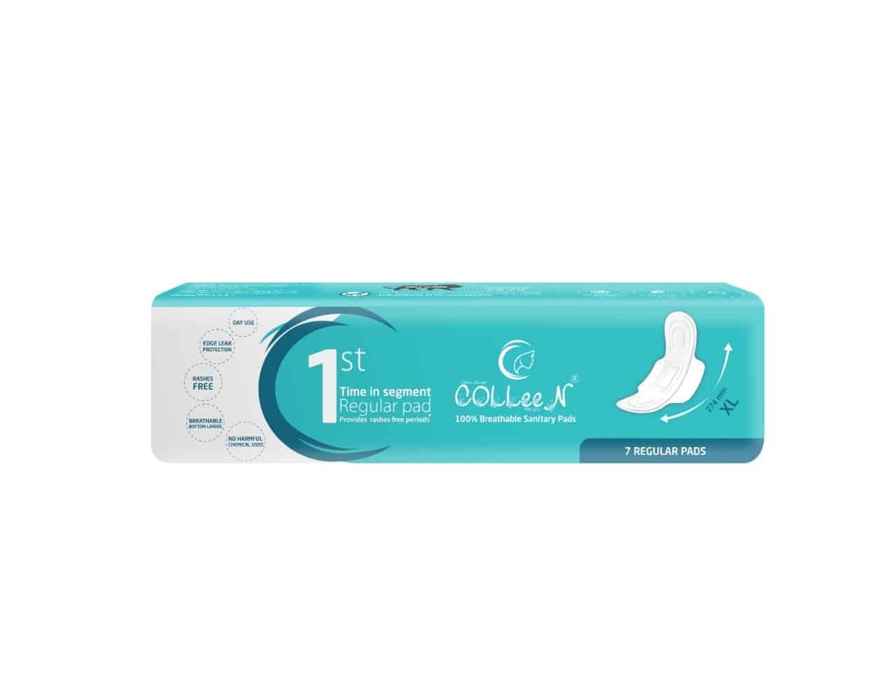 Colleen® Breathable Regular sanitary Napkin XL 274mm 7 pad - COLLEEN ...