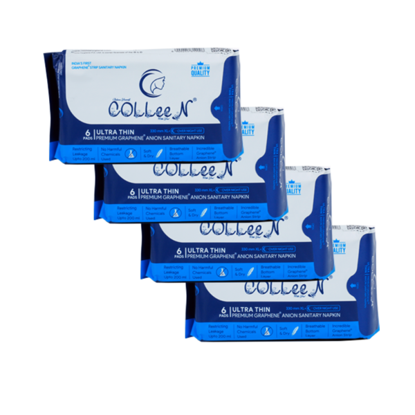 Graphene® 330mm Over night pad XL+ Pack of 4