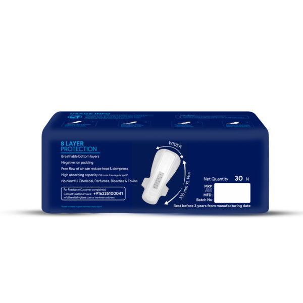 Graphene® 330mm Overnight pad XL+  30 N pack - Image 2