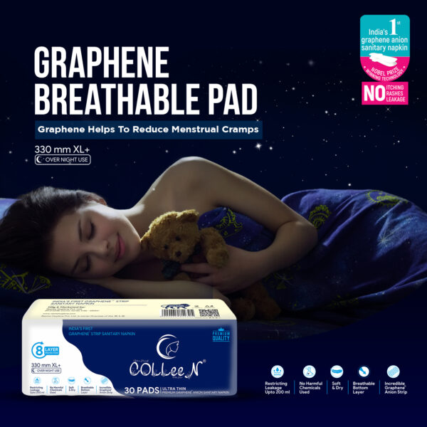 Graphene® 330mm Overnight pad XL+  30 N pack - Image 3