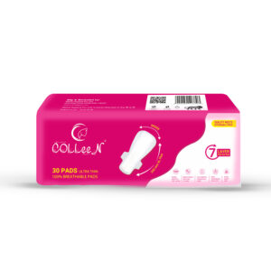 Colleen Ultra Eco Breathable sanitary Napkin XL+ 30 Pad Night Use 330mm